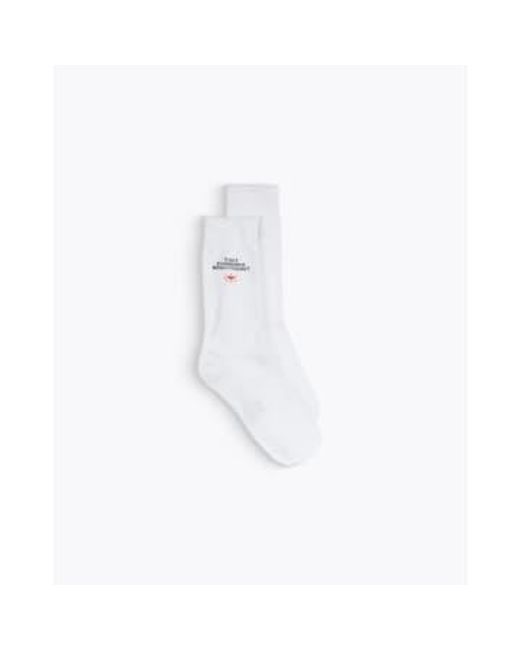 Homecore White Tra Socks Now for men