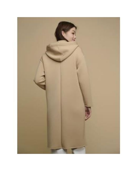 Rino And Warm Sand Invasion Long Coat di Rino & Pelle in Natural