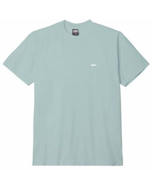 T-shirt en gras 3 Obey pour homme en coloris Blue