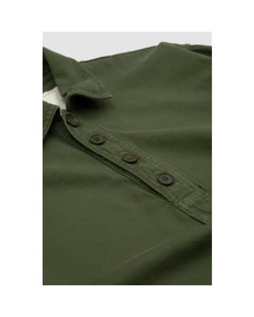 Jeanerica Green Lala Polo Shirt Military Xs for men