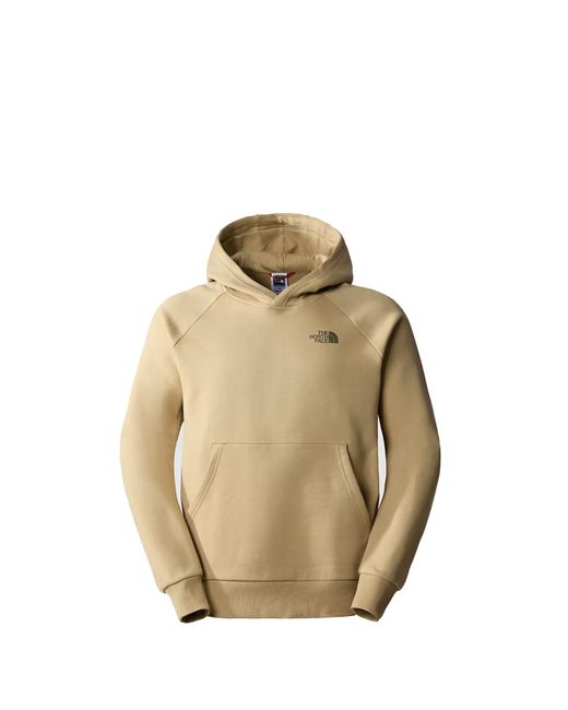 The North Face Raglan Red Box Hoodie in Natural for Men | Lyst