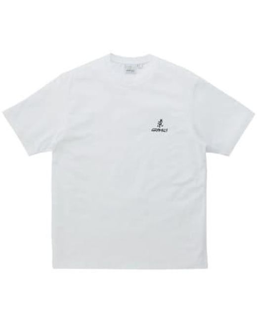 Gramicci White One Point Logo T-shirt