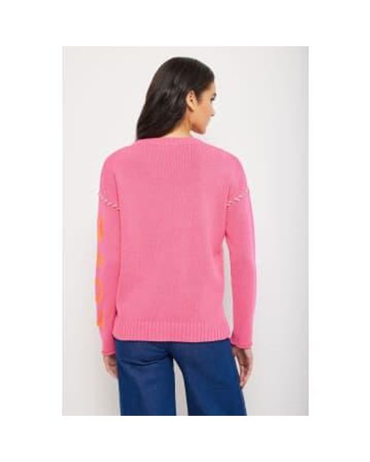 Lisa Todd Pink Love Crush Sweater Small