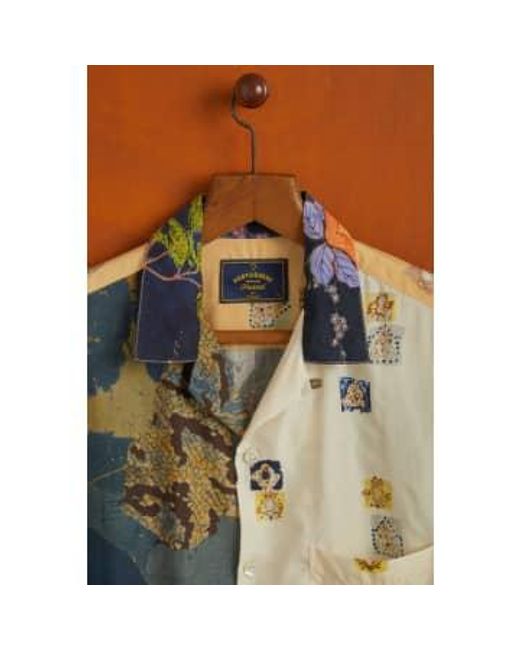Portuguese Flannel Blue General Patchwork M for men