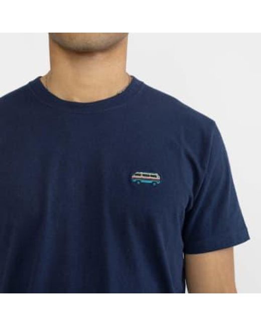 Revolution Melange reguläre t-shirt in Blue für Herren
