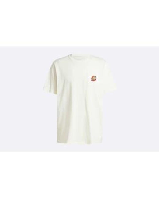 Adidas White Leisure Note T-shirt S / Blanco for men