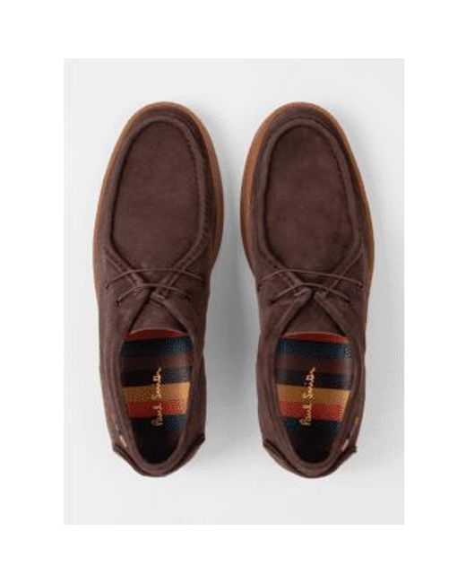 Zapatos Ante 'Vargo' Marrón Paul Smith de hombre de color Brown