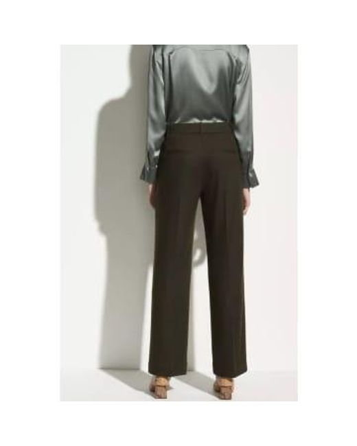 High Rise Wide Leg Trousers di Vince in Gray