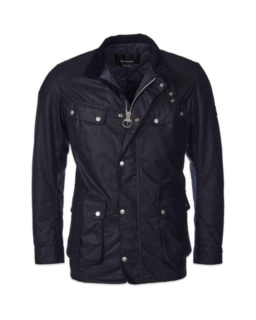 barbour jacke blau
