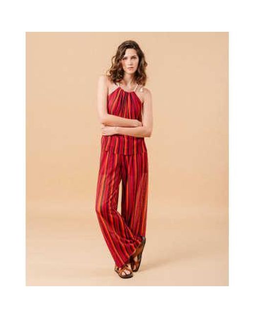 Grace & Mila Red | Milly Pants Color Xs