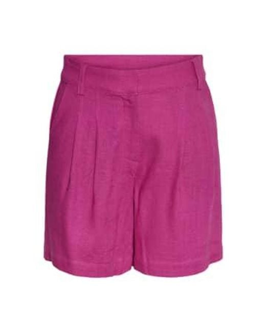 Y.A.S Purple | Isma Hw Shorts Raspberry Xs