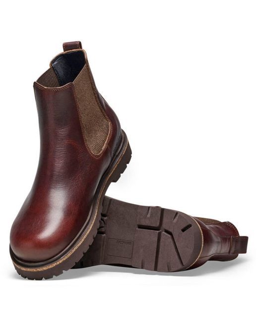 Birkenstock Highwood Slip On Boots- Chocolate in Brown for Men | Lyst
