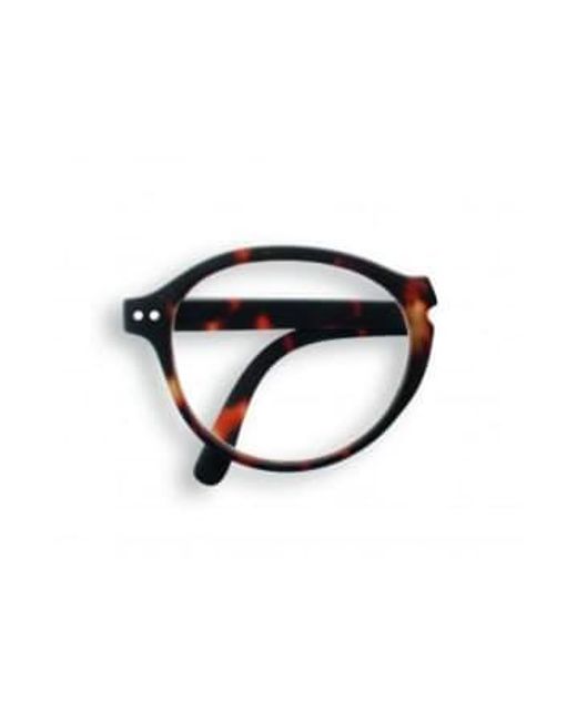 Izipizi Brown Tortoise Foldable Frame Style F Reading Glasses 1 + for men