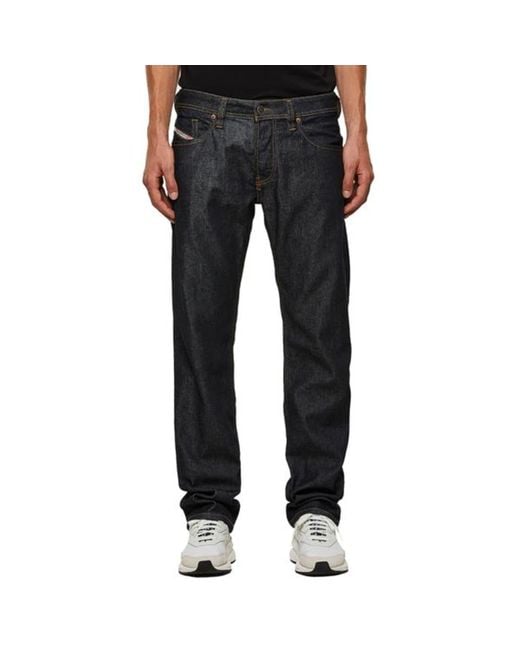 DIESEL Denim Dark Blue Larkee 9 Hf Straight Stretch Jeans for Men - Save  24% - Lyst