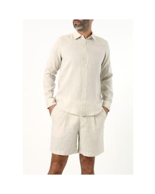 CHE White S Linen Shirt for men