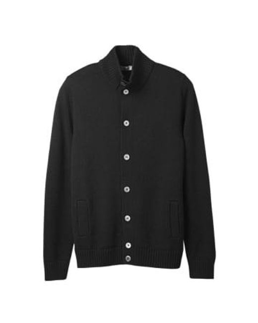Cardigan du bouton laine mérinos Gran Sasso pour homme en coloris Black