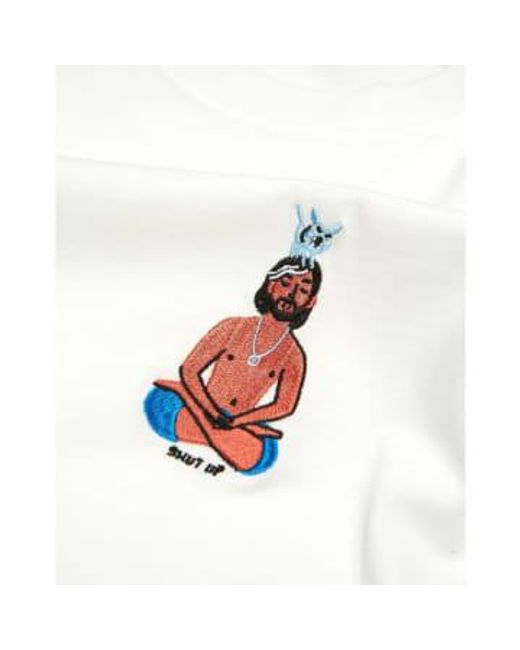 Olow White Yogi Off T Shirt M for men