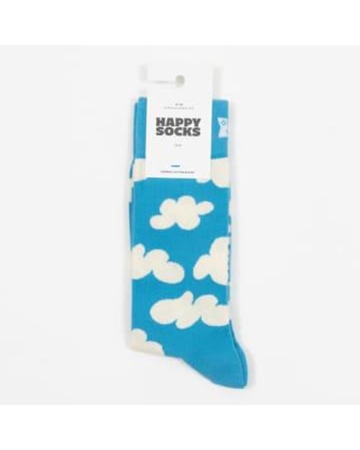 Calcetines nublados en azul Happy Socks de color Blue