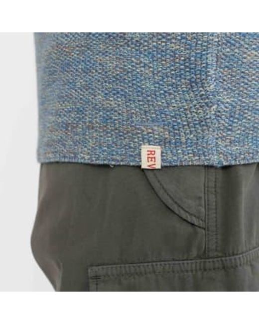 Revolution Blue Knit Sweater 6009 S for men