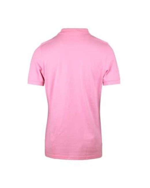 Stenstroms Pink Cotton Pique Polo Shirt 4401252401530 for men