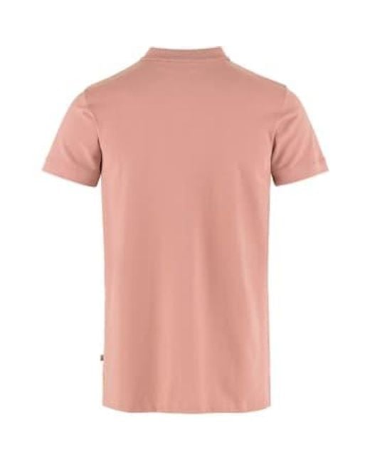 Fjallraven Pink Övik Polo Shirt for men