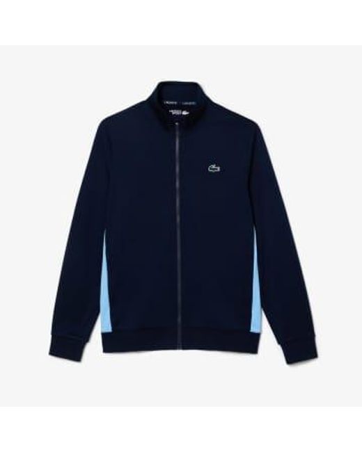 Lacoste Blue Zipped Ripstop Tennis Sweatshirt 3 for men