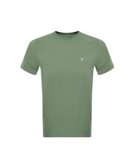 Psycho Bunny Agave t-shirt in Green für Herren