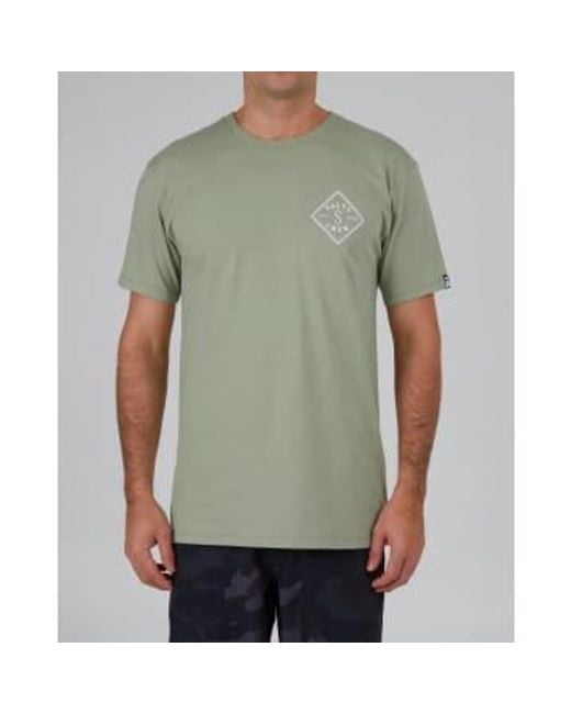 Salty Crew Green T-shirt Sauge M for men