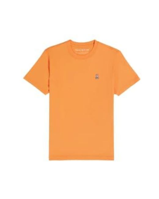 Camiseta Psycho Bunny de hombre de color Orange