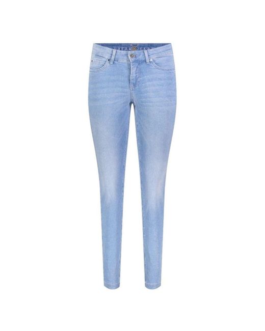 Mac Jeans Baby Blue Wash Dream Skinny Jeans | Lyst