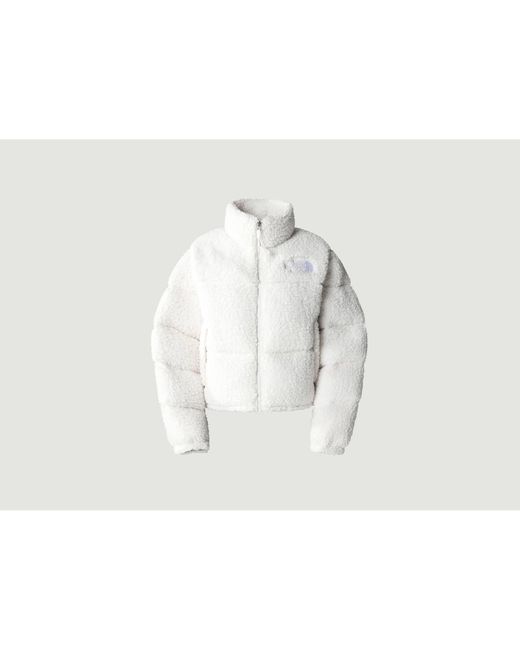 The North Face High Pile Nupste Jacket in White for Men Lyst