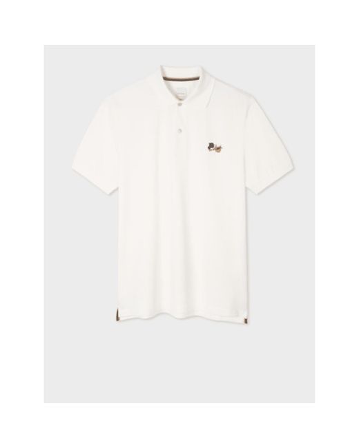 Https://www.trouva.com/it/products/paul-smith-white-paint-splatter-polo-shirtPaul  Smith in Cotone da Uomo | Lyst