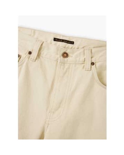 Nudie Jeans Natural S Rad Rufus Raw Straight Jeans for men