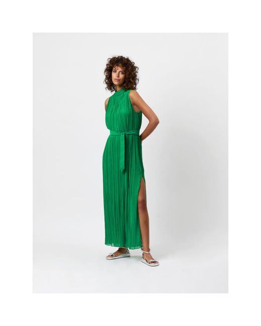 Dante6 Trixie Pleated Maxi Dress in Green | Lyst