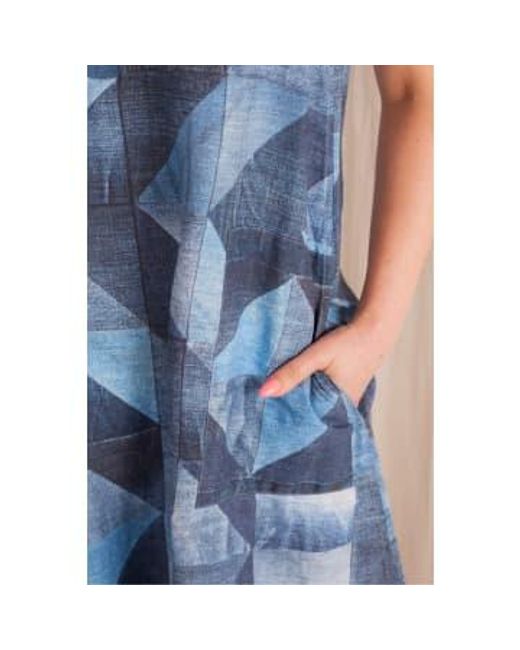 Elemente Clemente Blue Som Reversible Dress 10