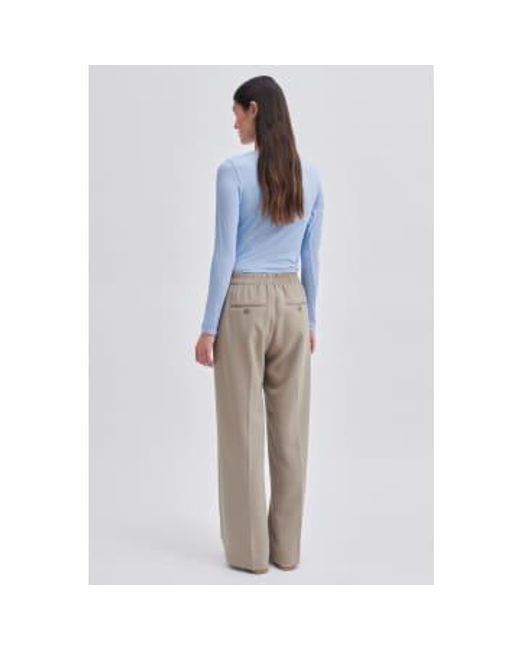 Second Female Natural Fique Wide Trousers