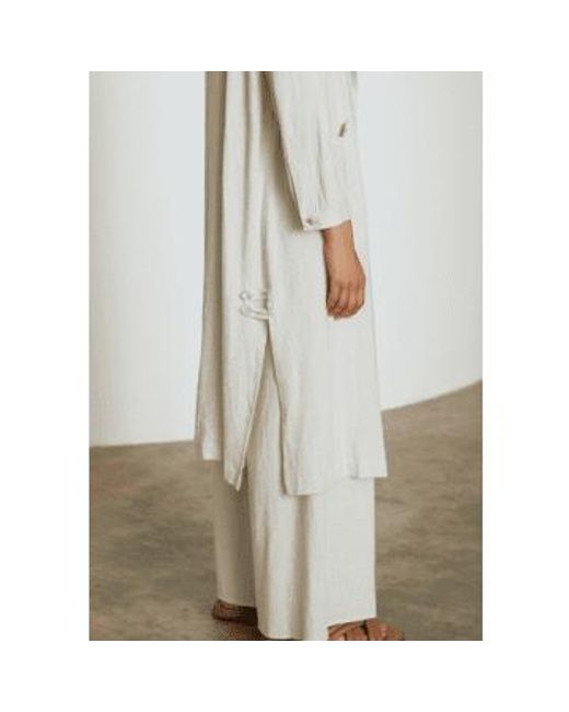 SKATÏE White Washed Linen Mix Trench S