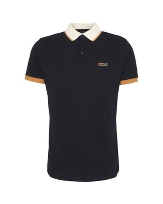 Barbour Black Howall Polo for men