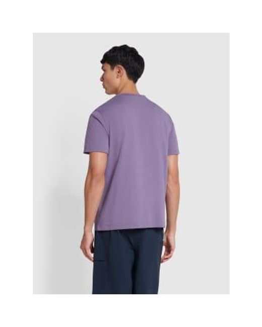Farah Purple T-shirt Violet Xl for men