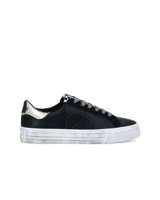 No Name Black And Gold Strike Side Trainers | Lyst
