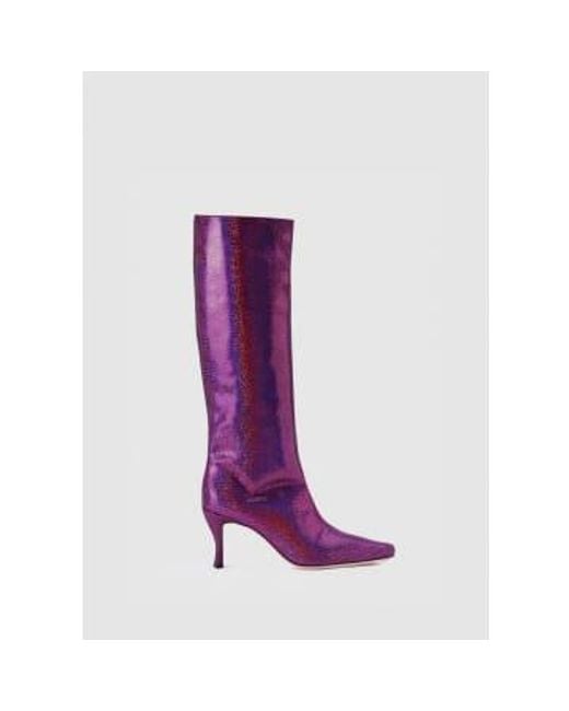 By Far Purple Stevie Pink Boots
