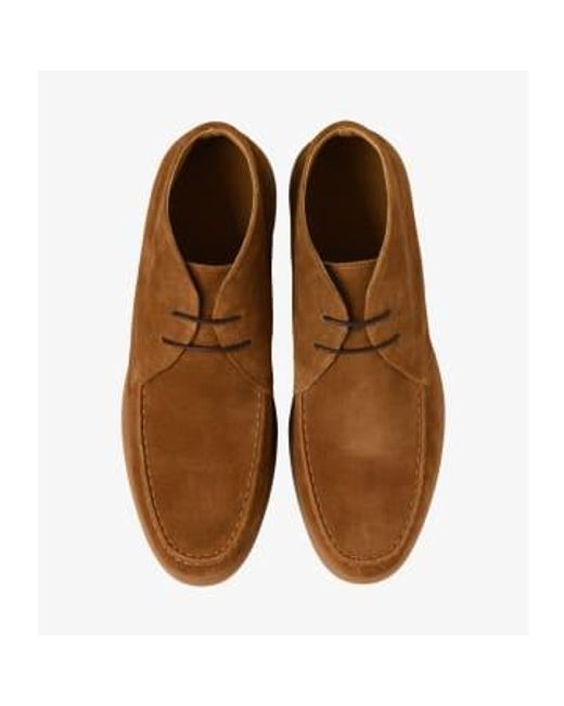 Chestnut Suede Amalfi Boots di Loake in Brown da Uomo