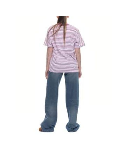 Carhartt Purple T-shirt I031627 Magenta S