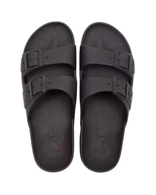 CACATOES Black Rio De Janeiro Sandals / 36