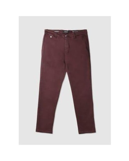 Replay Purple S Benni Chino Hyperflex X-lite Trousers for men
