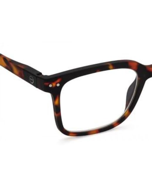 Izipizi Black L Reading Glasses Tortoise +2.5 for men