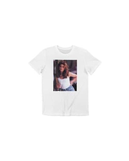 Made by moi Selection White T-shirt Cindy Crawford