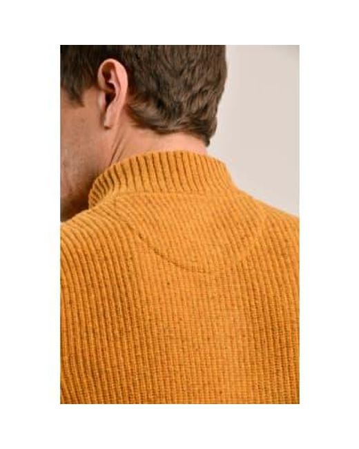 Mat De Misaine Orange Thoix Sweater Mustard L / for men
