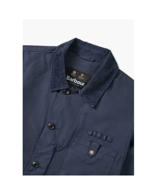 Barbour Blue S Cotton Salter Casual Jacket for men