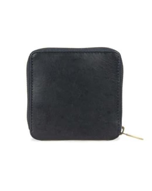 O My Bag Black Sonny Square Wallet